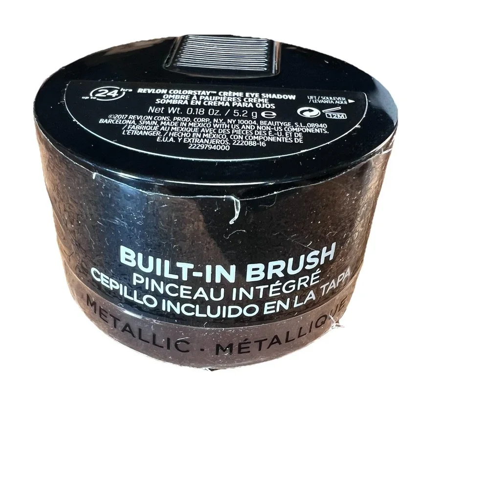 Revlon‎ Colorstay Crème Eyeshadow 730 Praline Metallic No Crease Luxurious Brush